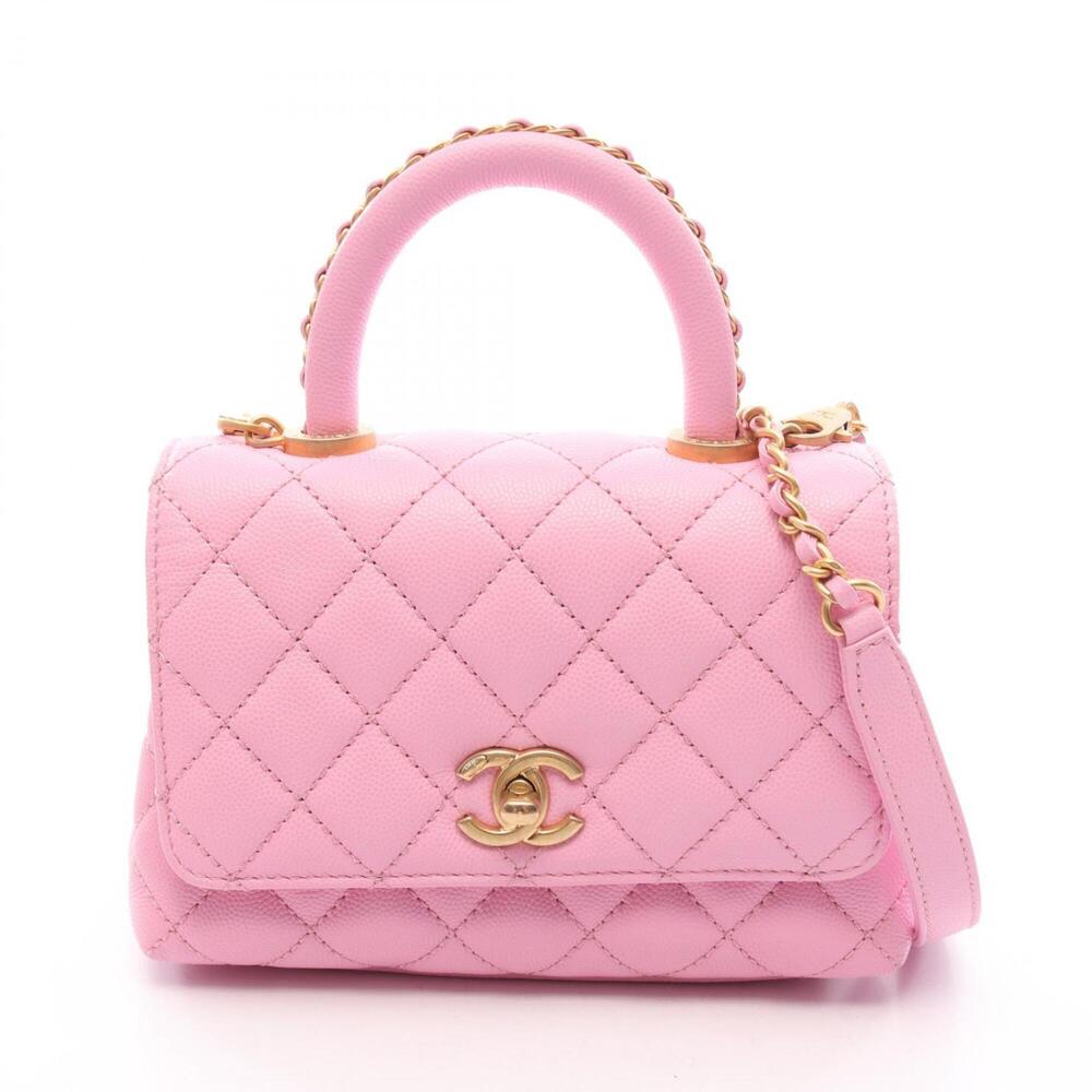 Chanel Coco Handle XXS Top 2-Way Handbag, Caviar Skin (Grained Calfskin), Wom...